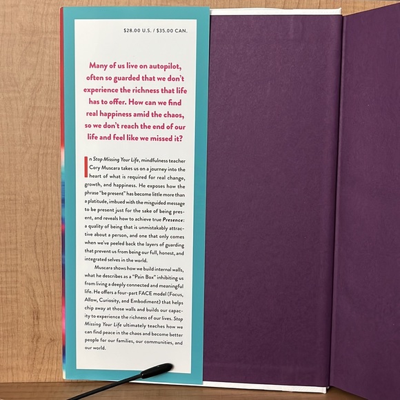 Hardcover ‘Stop Missing Your Life: How to be Deeply Present…’ by Cory Muscara - Picture 2 of 16